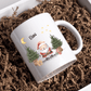 Personalisierte Weihnachtstasse für Kinder "Weihnachtsmann" Little Mathilda Little Mathilda Emaille Tasse