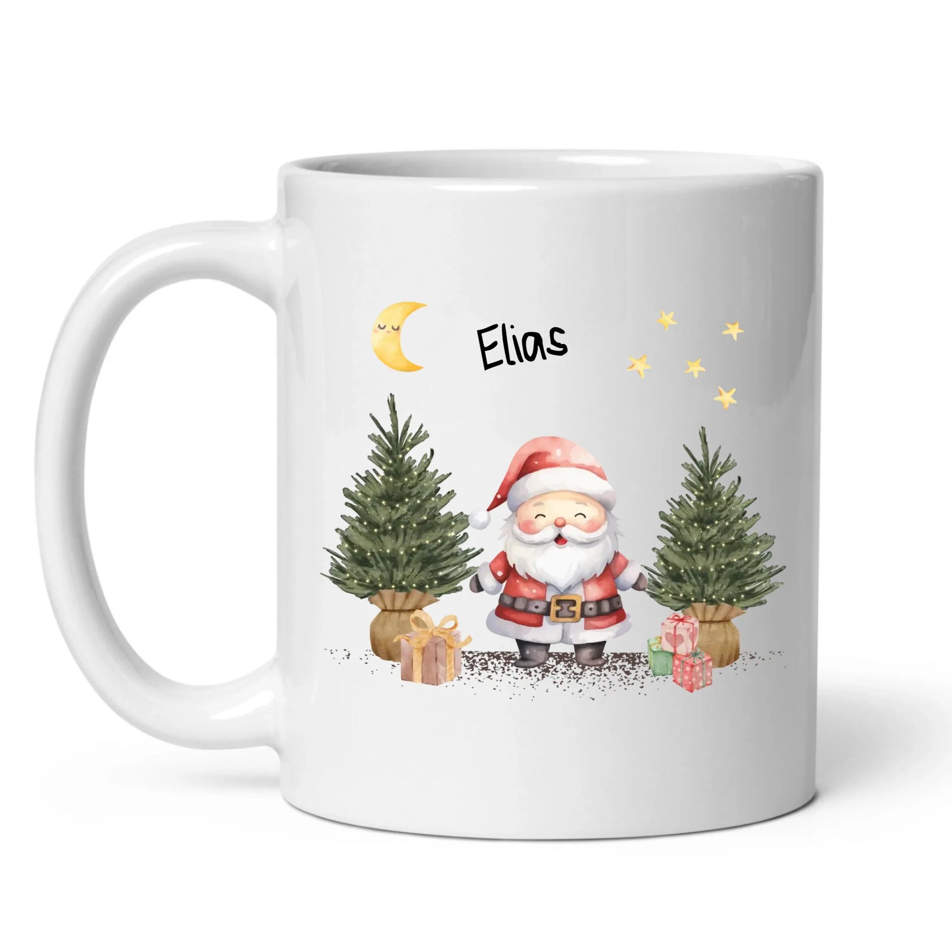 Personalisierte Weihnachtstasse für Kinder "Weihnachtsmann" Little Mathilda Little Mathilda Emaille Tasse