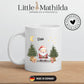 Personalisierte Weihnachtstasse für Kinder „Weihnachtsmann“ mit Namen Little Mathilda Little Mathilda Emaille Tasse
