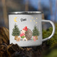 Personalisierte Weihnachtstasse für Kinder "Igel" Little Mathilda Little Mathilda Emaille Tasse
