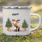 Personalisierte Weihnachtstasse für Kinder "Rentier" Little Mathilda Little Mathilda Emaille Tasse
