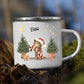 Personalisierte Weihnachtstasse für Kinder "Teddy" Little Mathilda Little Mathilda Emaille Tasse
