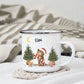 Personalisierte Weihnachtstasse für Kinder "Teddy" Little Mathilda Little Mathilda Emaille Tasse