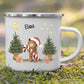 Personalisierte Weihnachtstasse für Kinder "Teddy" Little Mathilda Little Mathilda Emaille Tasse