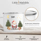 Personalisierte Weihnachtstasse für Kinder "Weihnachtsmann" Little Mathilda Little Mathilda Emaille Tasse