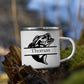 Personalisiertes Geschenk für Angler Emaille Tasse "Barsch" mit Namen Little Mathilda Little Mathilda Emaille Tasse