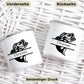 Personalisiertes Geschenk für Angler Emaille Tasse "Barsch" mit Namen Little Mathilda Little Mathilda Emaille Tasse