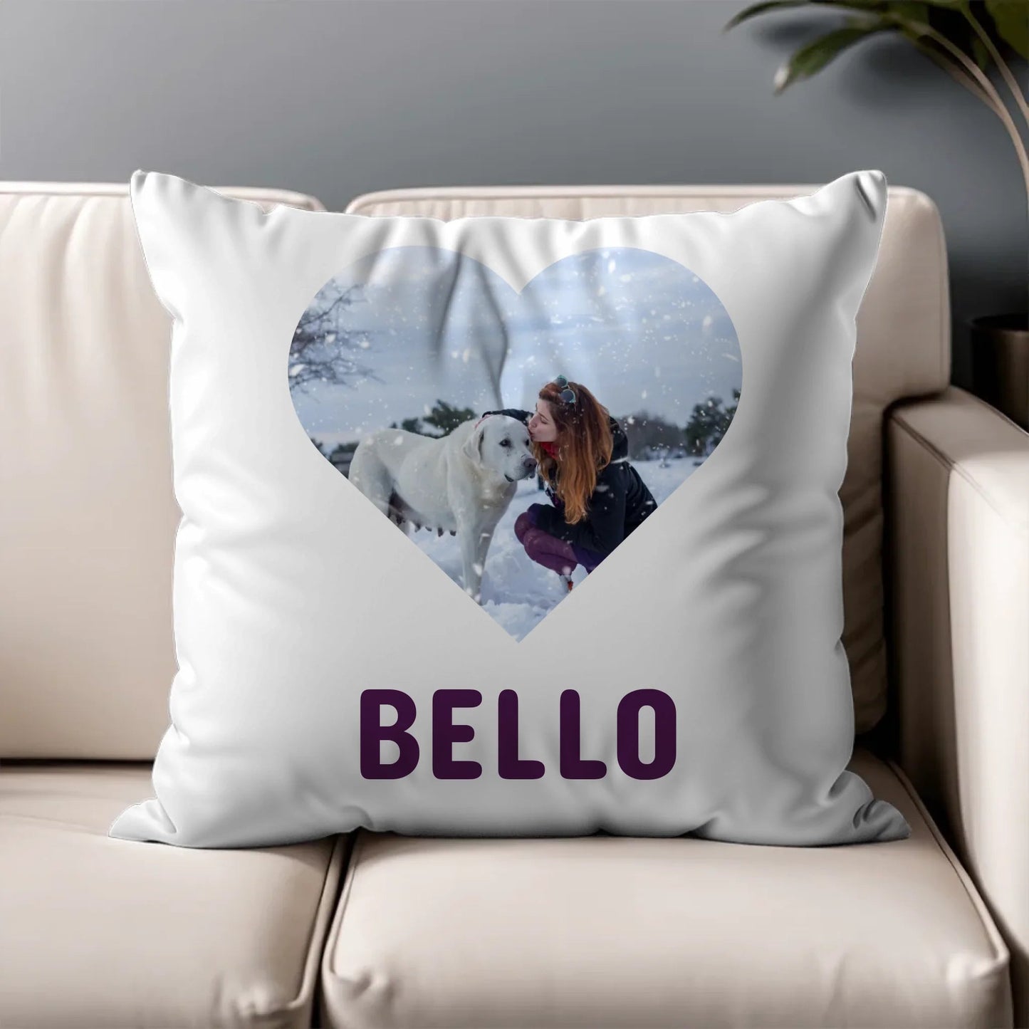 Personalisiertes Herz Hundekissen mit Foto Little Mathilda Little Mathilda Emaille Tasse