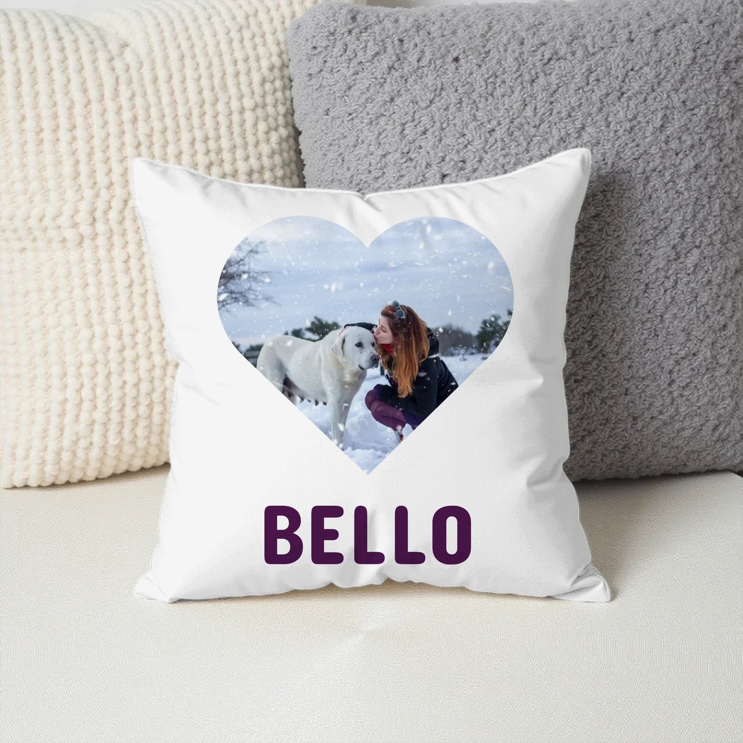 Personalisiertes Herz Hundekissen mit Foto Little Mathilda Little Mathilda Emaille Tasse