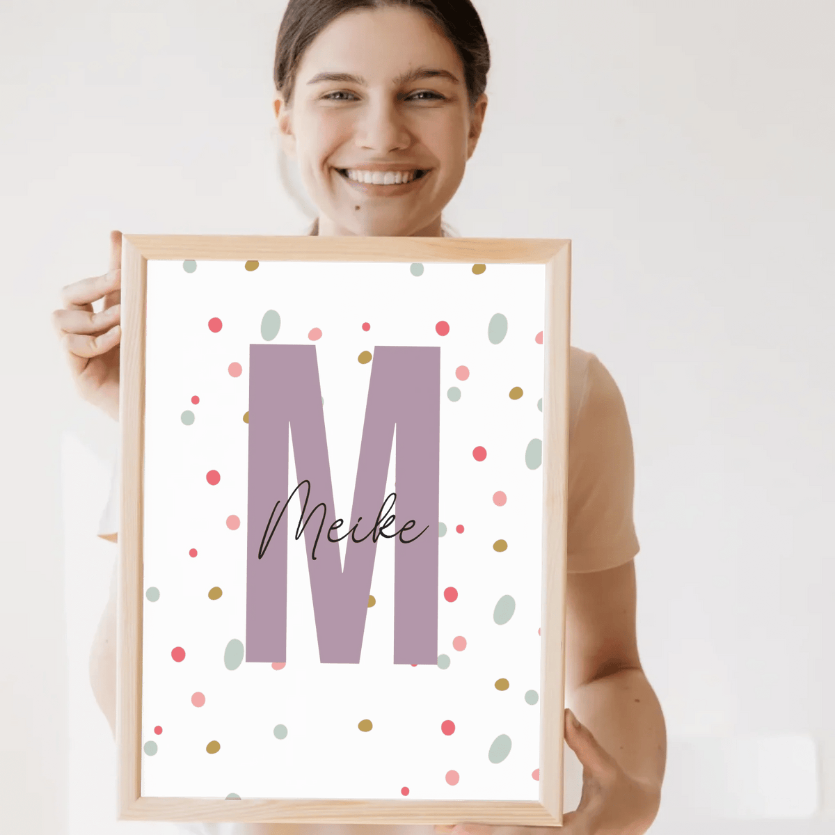 Personalisiertes Kinderzimmerposter mit Namen Little Mathilda Little Mathilda Emaille Tasse