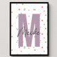 Personalisiertes Kinderzimmerposter mit Namen Little Mathilda Little Mathilda Emaille Tasse