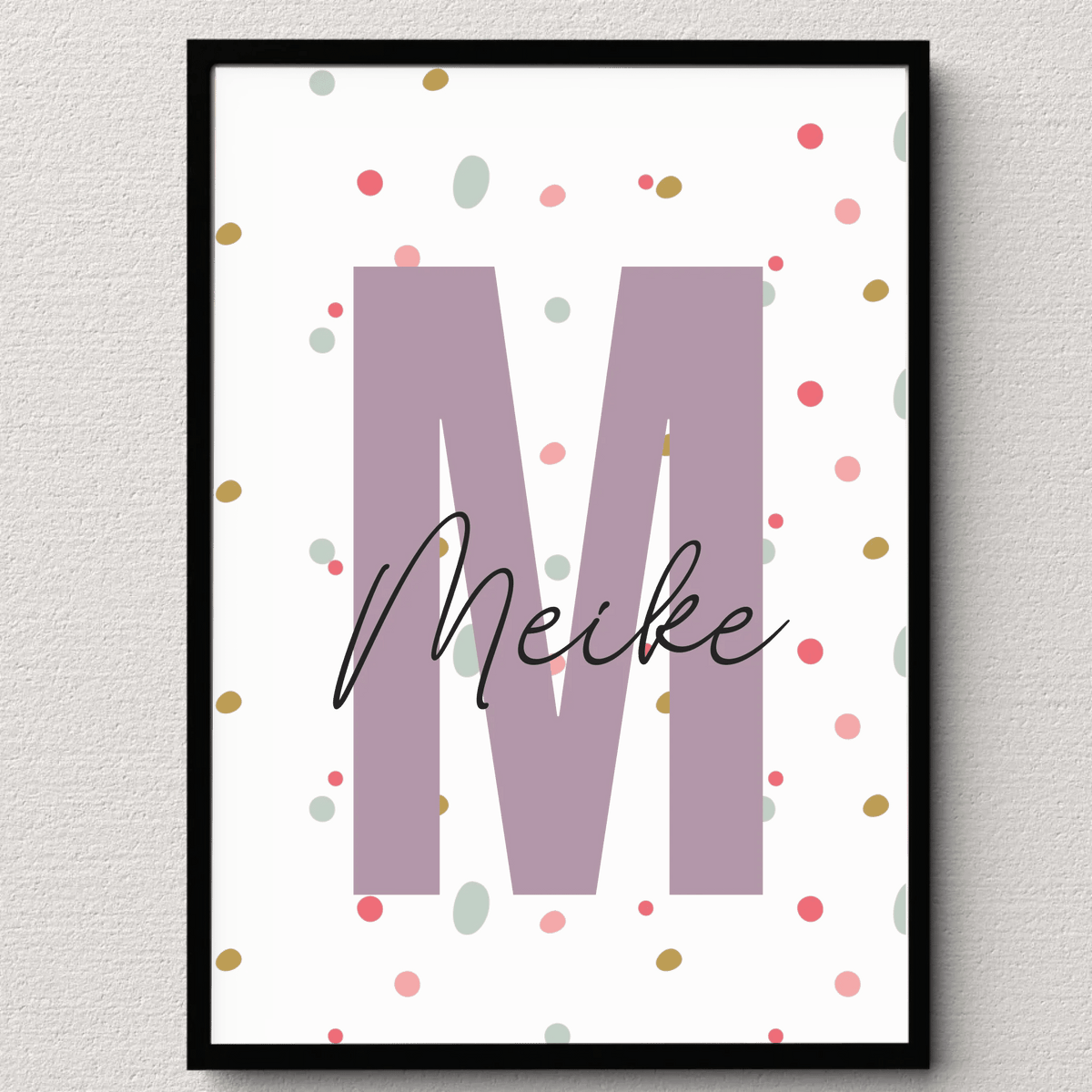 Personalisiertes Kinderzimmerposter mit Namen Little Mathilda Little Mathilda Emaille Tasse