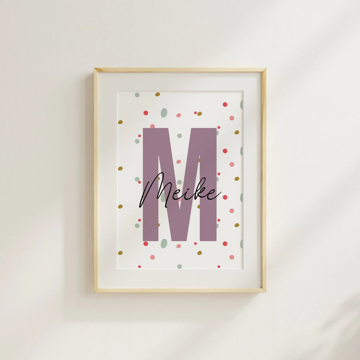 Personalisiertes Kinderzimmerposter mit Namen Little Mathilda Little Mathilda Emaille Tasse