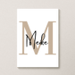 Personalisiertes Namensposter bunte Buchstaben Little Mathilda merchOne Emaille Tasse