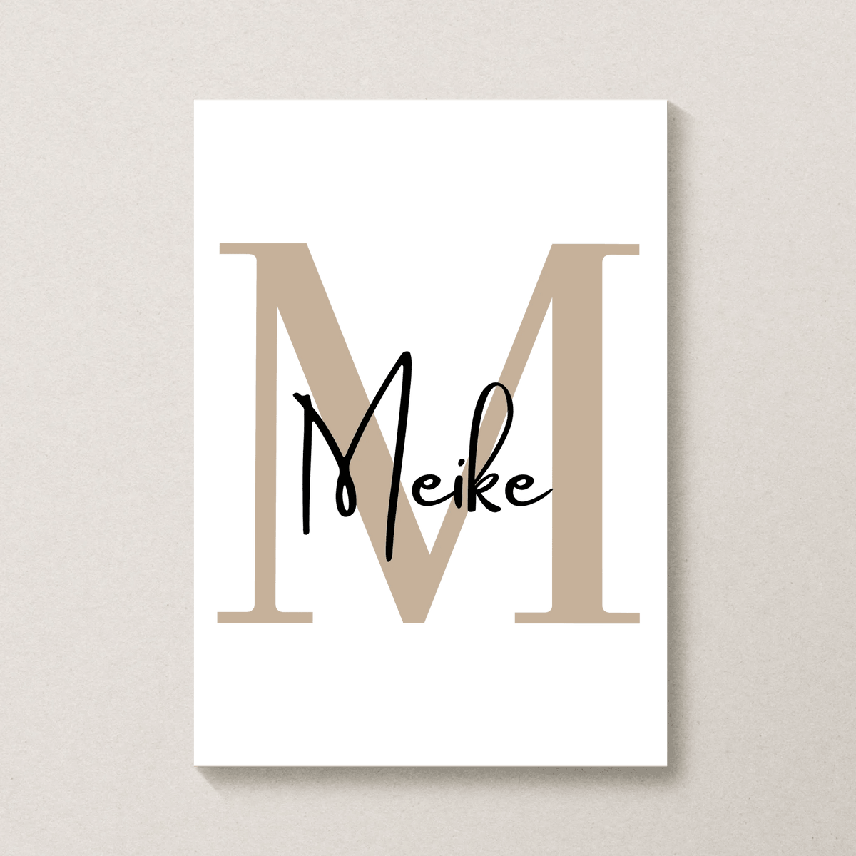 Personalisiertes Namensposter bunte Buchstaben Little Mathilda merchOne Emaille Tasse