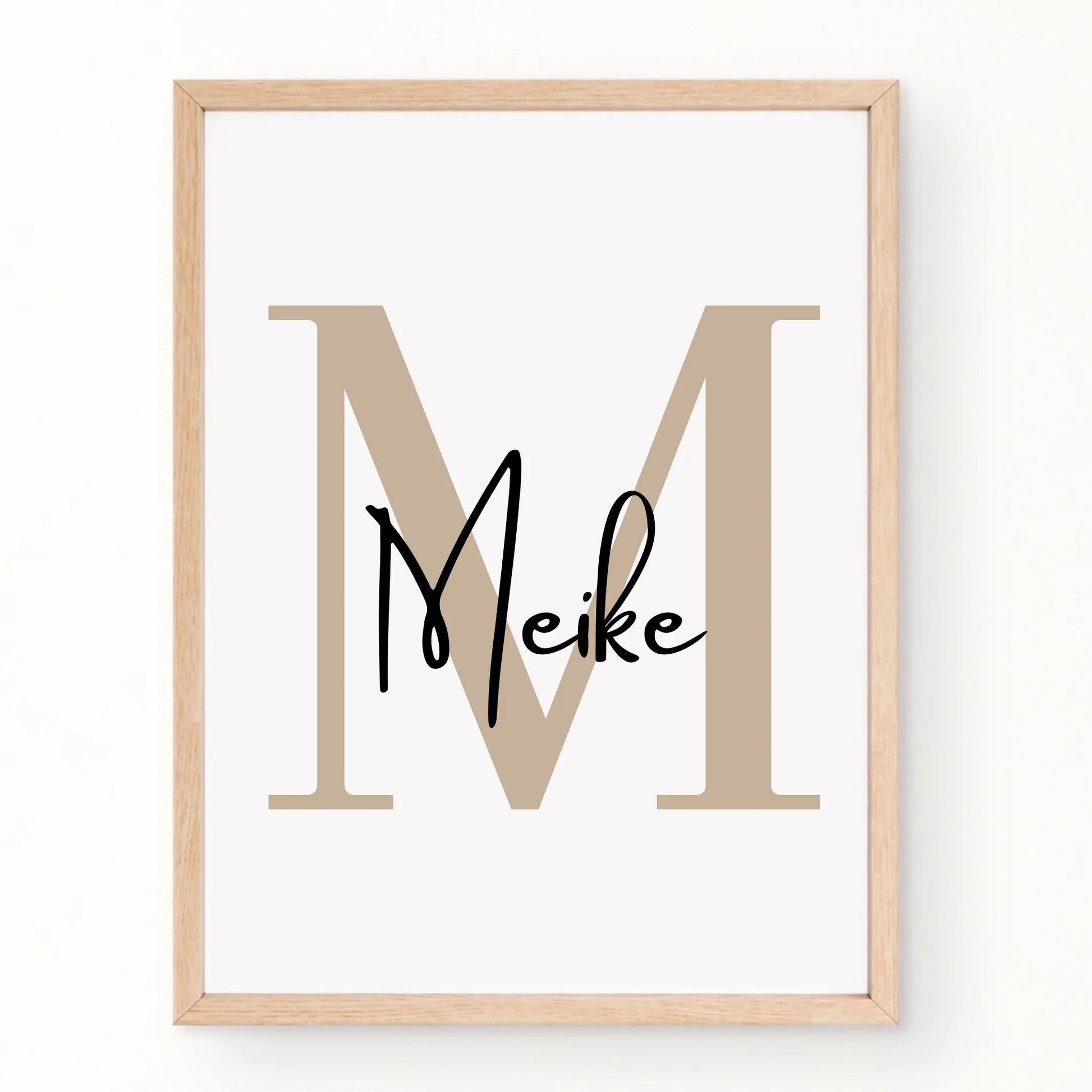 Personalisiertes Namensposter bunte Buchstaben Little Mathilda merchOne Emaille Tasse