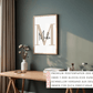 Personalisiertes Namensposter bunte Buchstaben Little Mathilda merchOne Emaille Tasse
