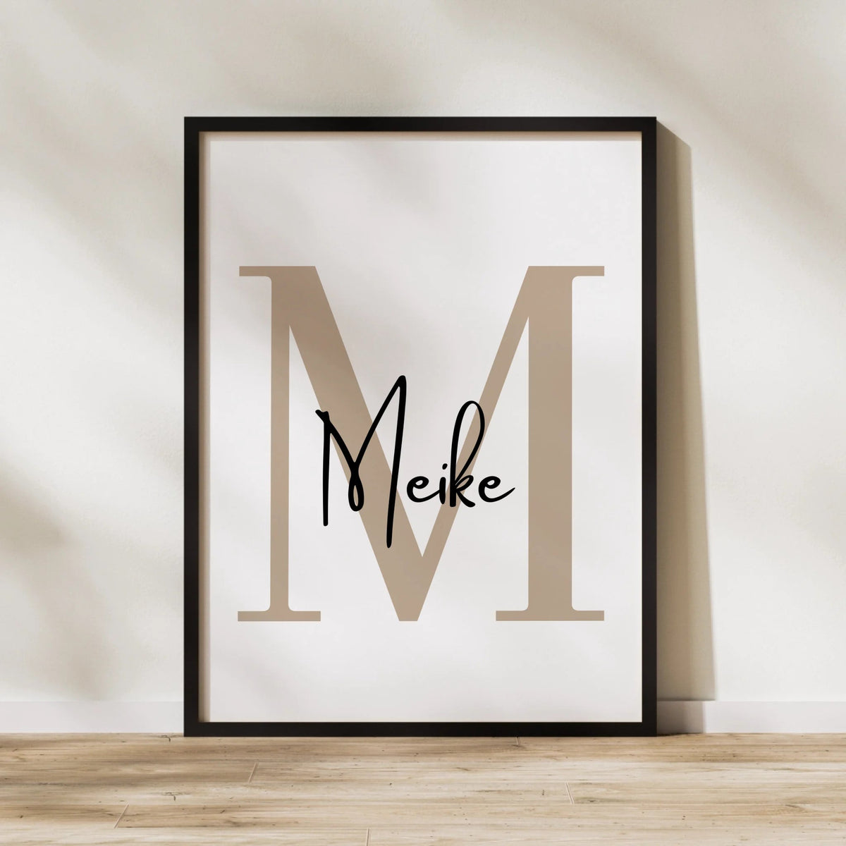Personalisiertes Namensposter bunte Buchstaben Little Mathilda merchOne Emaille Tasse
