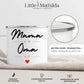 Personalisiertes Tasse Schwangerschaft verkünden: Mama seit..Oma ab.. | Geschenk zur Geburt Little Mathilda Little Mathilda Emaille Tasse
