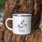 Raketenflieger Little Mathilda Little Mathilda Emaille Tasse