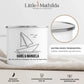 Segelboot Tasse mit Namen Little Mathilda Little Mathilda Emaille Tasse