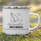 Segelboot Tasse mit Namen Little Mathilda Little Mathilda Emaille Tasse