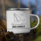 Segelboot Tasse mit Namen Little Mathilda Little Mathilda Emaille Tasse