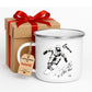 Snowboard Tasse personalisiert mit Wunschnamen – Cooles Geschenk für Snowboard - Liebhaber Little Mathilda Little Mathilda Emaille Tasse