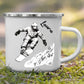 Snowboard Tasse personalisiert mit Wunschnamen – Cooles Geschenk für Snowboard - Liebhaber Little Mathilda Little Mathilda Emaille Tasse