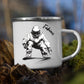 Snowboarder Emaille Tasse mit Namen – Individuelles Winter - & Outdoor - Geschenk Little Mathilda Little Mathilda Emaille Tasse