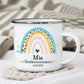 Tasse zur Erstkommunion Regenbogen Little Mathilda Little Mathilda Emaille Tasse
