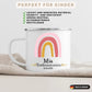 Tasse zur Erstkommunion rosa Regenbogen Little Mathilda Little Mathilda Emaille Tasse