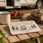 Personalisiertes Frühstücksbrett Camper mit Namen und Gravur aus Buchenholz Little Mathilda Little Mathilda Frühstücksbrett