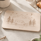 Personalisiertes Frühstücksbrett für Camper "Camper Van" mit Namen und Gravur aus 100% Buchenholz Little Mathilda Little Mathilda Frühstücksbrett