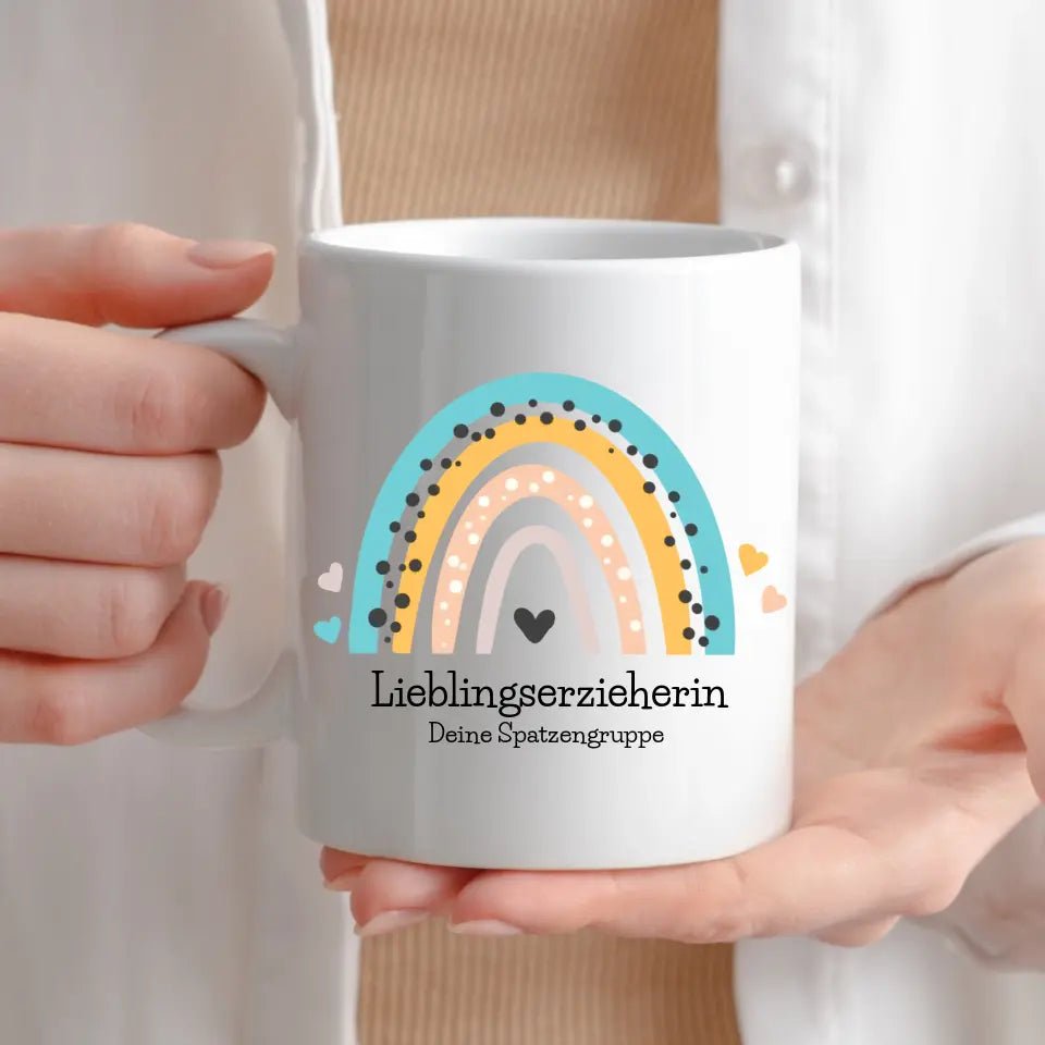 Abschiedsgeschenk für Erzieher: "Danke, dass du uns..." Little Mathilda Little Mathilda Keramik Tasse