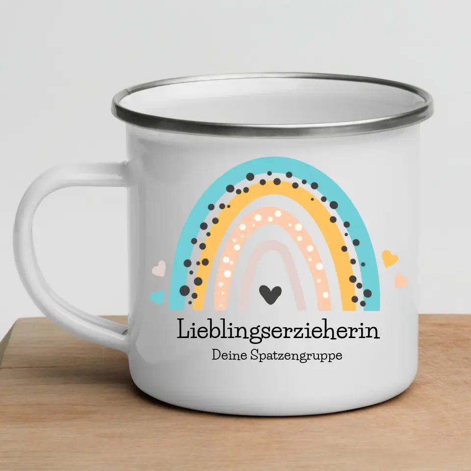 Abschiedsgeschenk für Erzieher: "Danke, dass du uns..." Little Mathilda Little Mathilda Keramik Tasse