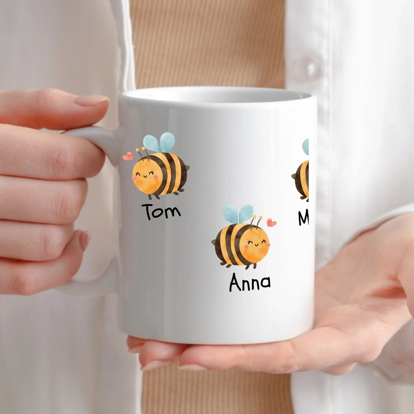 Abschiedsgeschenk Kita: Kitagruppe "Biene / Hummeln" Little Mathilda Little Mathilda Keramik Tasse