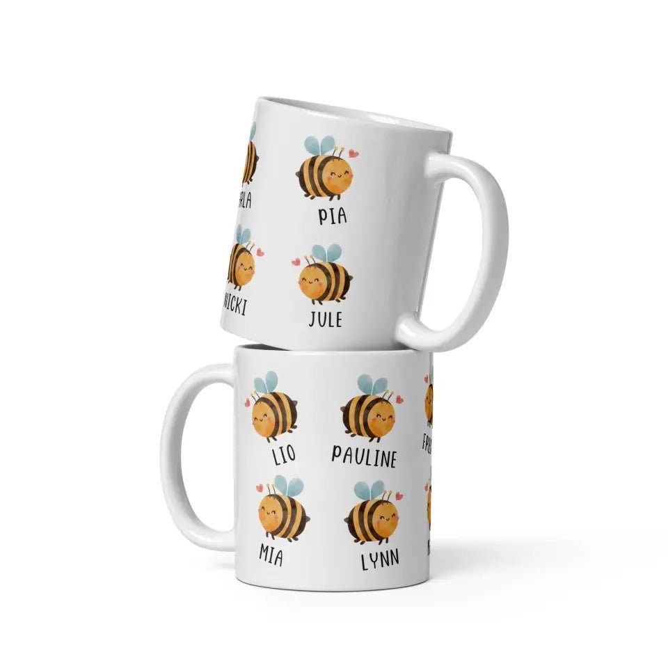 Abschiedsgeschenk Kita: Kitagruppe "Biene / Hummeln" Little Mathilda Little Mathilda Keramik Tasse