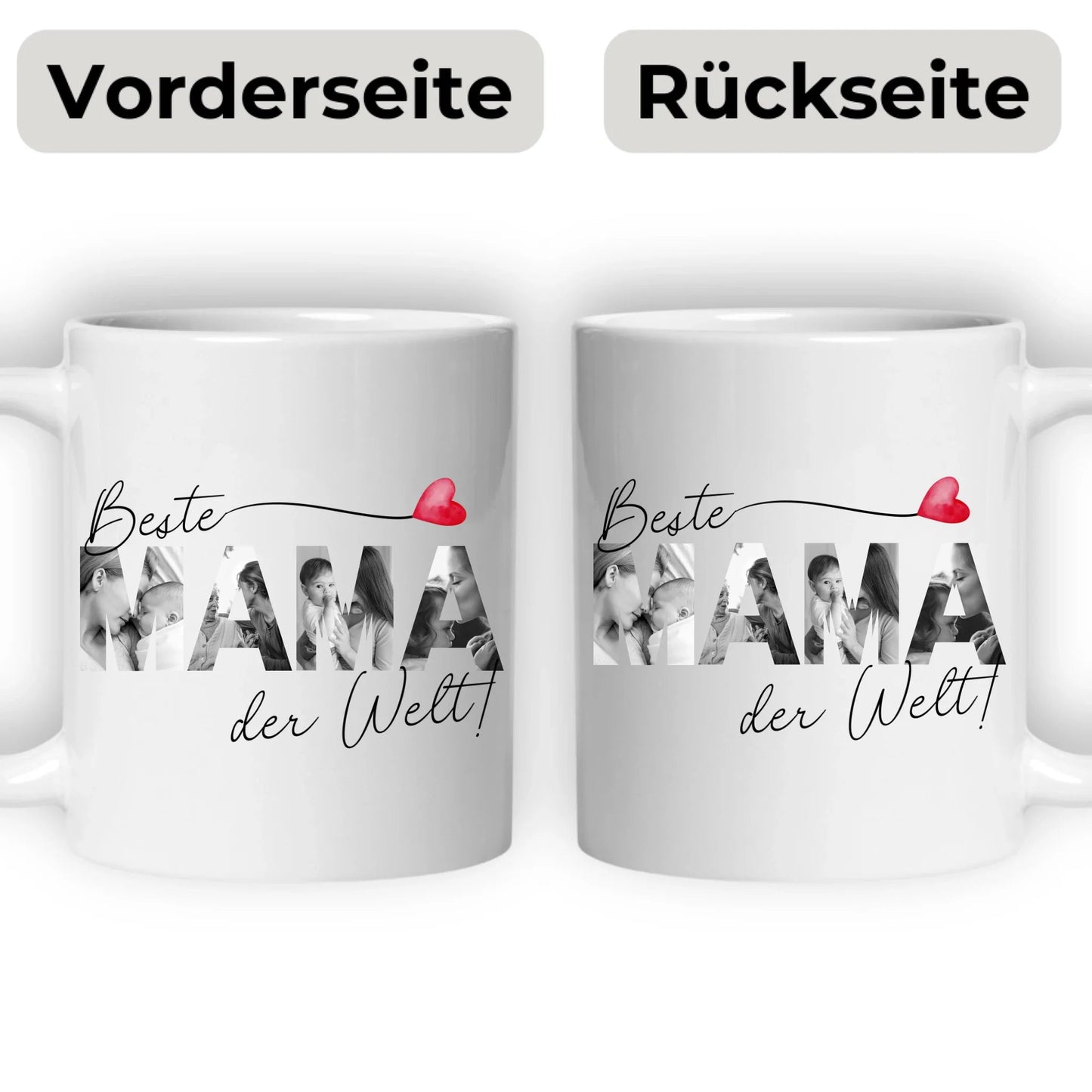 Beste Mama Tasse mit Fotos Little Mathilda Little Mathilda Keramik Tasse