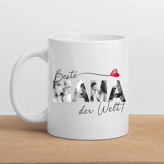 Beste Mama Tasse mit Fotos Little Mathilda Little Mathilda Keramik Tasse