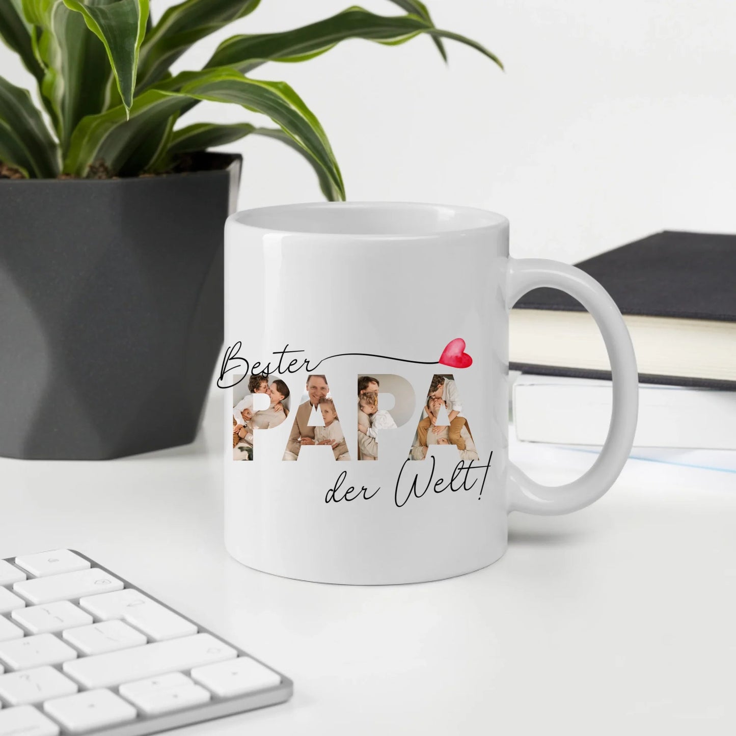 Bester Papa Tasse mit Fotos Little Mathilda Little Mathilda Keramik Tasse