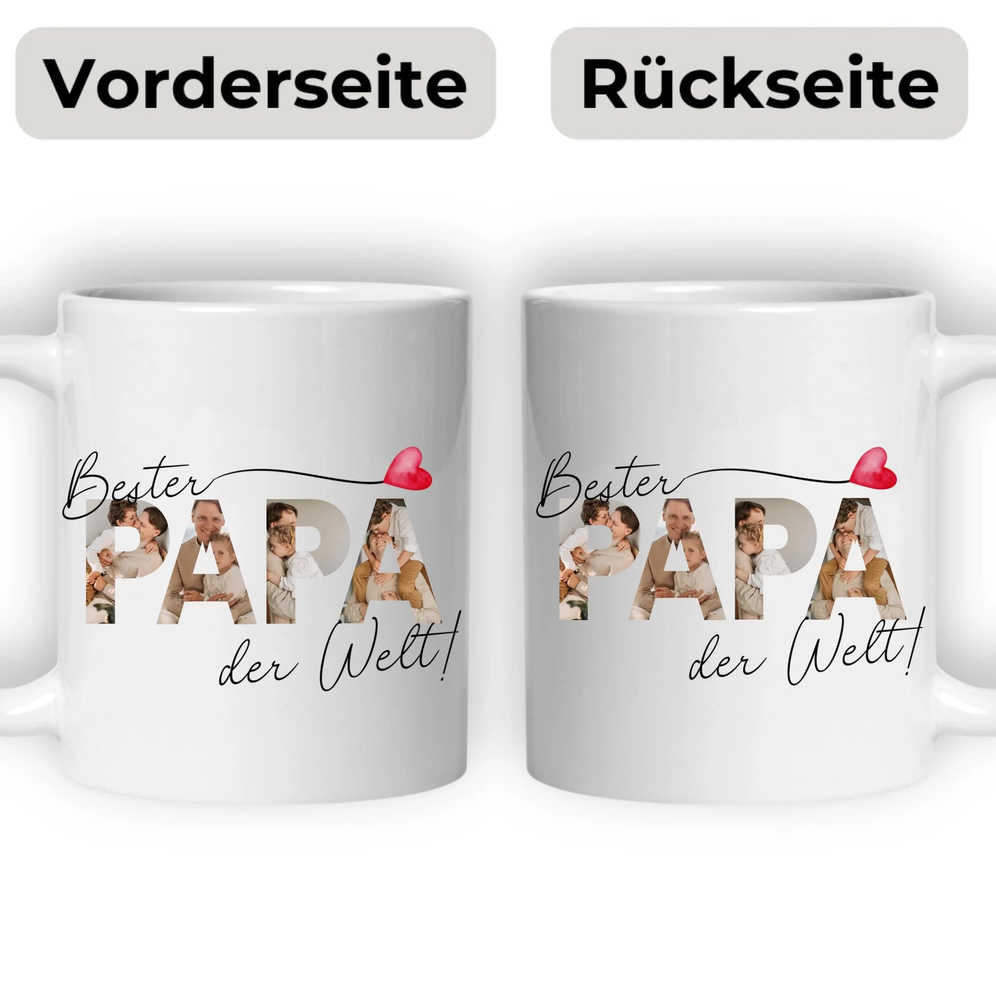 Bester Papa Tasse mit Fotos Little Mathilda Little Mathilda Keramik Tasse