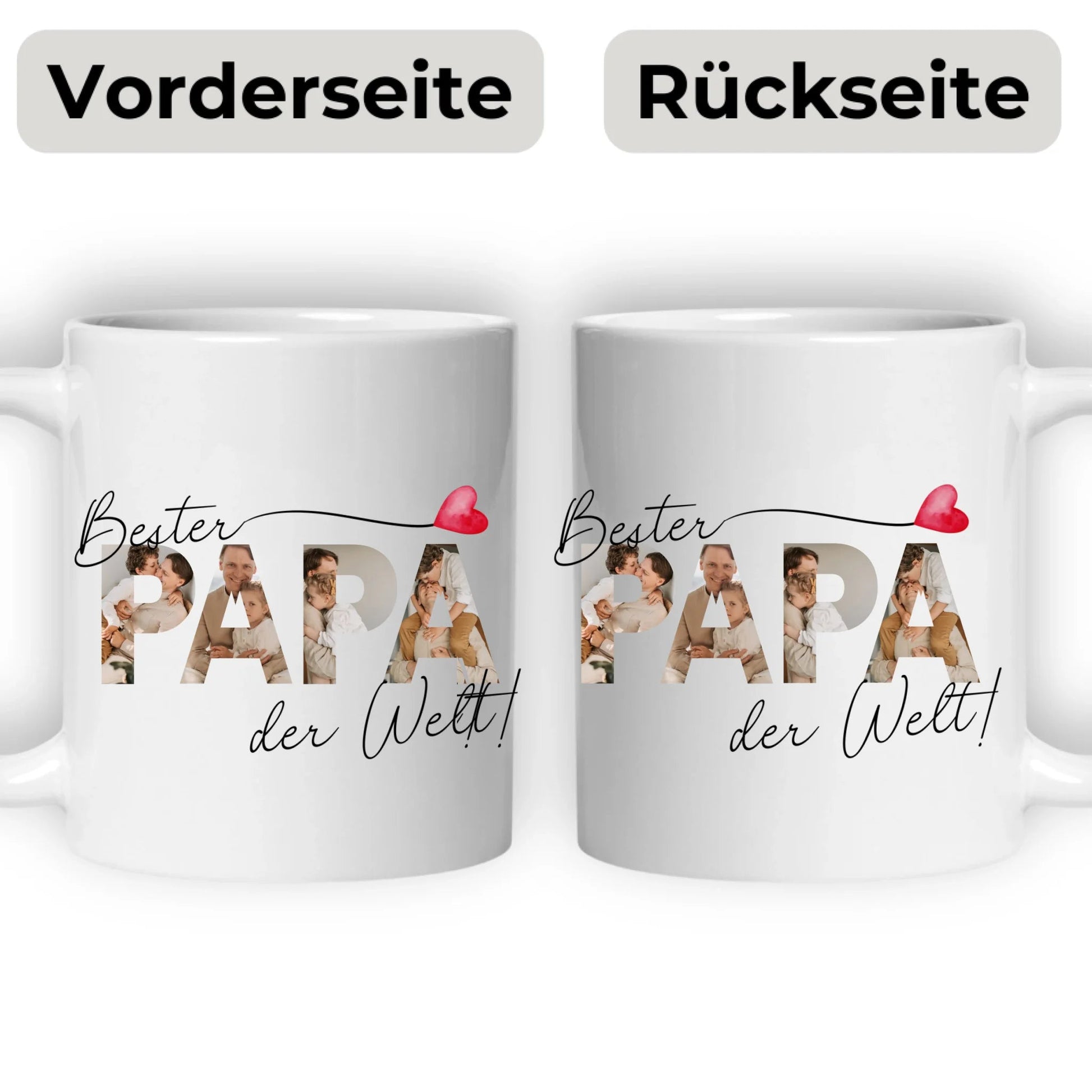 Bester Papa Tasse mit Fotos Little Mathilda Little Mathilda Keramik Tasse