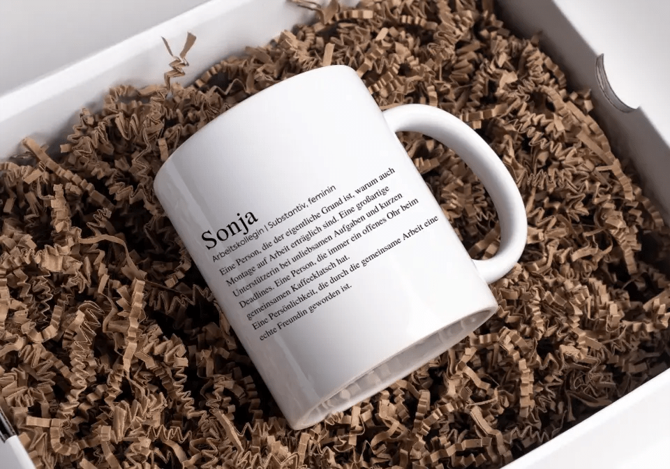 Definitionstasse Arbeitskollegin Little Mathilda Little Mathilda Keramik Tasse