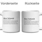 Definitionstasse Lehrer mit Namen Little Mathilda Little Mathilda Keramik Tasse