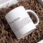 Definitionstasse Lehrer mit Namen Little Mathilda Little Mathilda Keramik Tasse