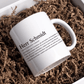 Definitionstasse Lehrer mit Namen Little Mathilda Little Mathilda Keramik Tasse