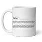 Definitionstasse Rentner – Geschenk zur Rente Little Mathilda Little Mathilda Keramik Tasse