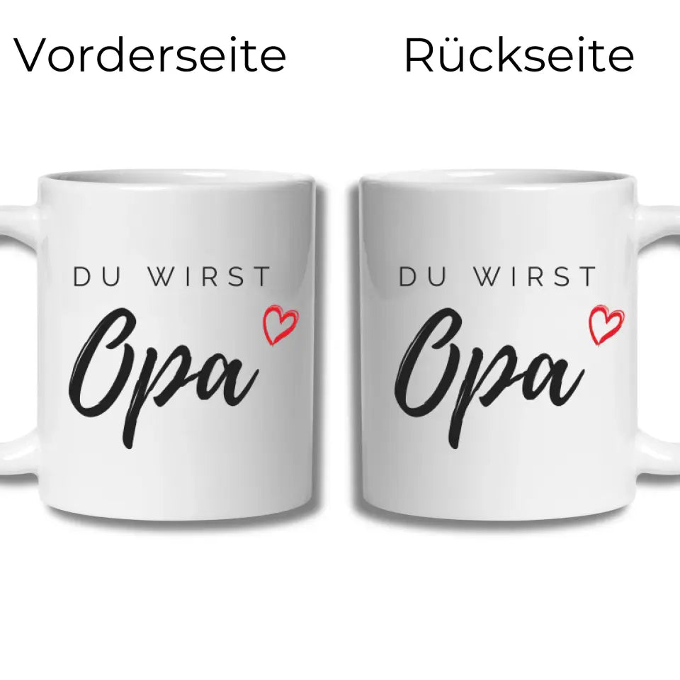 Du wirst Opa... Little Mathilda Little Mathilda Keramik Tasse