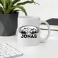 Skifahrer Tasse mit Namen Little Mathilda Little Mathilda Keramik Tasse, Emaille Tasse